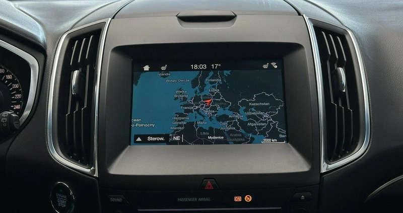 Ford EDGE cena 109900 przebieg: 144691, rok produkcji 2018 z Mysłowice małe 781